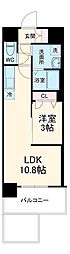 ソルテラスＫＹＯＴＯ西大路 瑠 8階1LDKの間取り