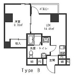 ＧＲＡＣＥ　ＨＩＬＬ　Ａｋｅｂｏｎｏ 7階1LDKの間取り