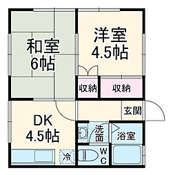 間取図画像 2DK
