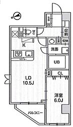 Ｎ−ｓｔａｇｅ練馬北町 4階1LDKの間取り