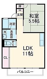 間取図画像 1LDK