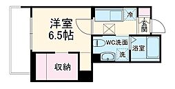 JR京浜東北・根岸線 南浦和駅 徒歩9分の賃貸マンション 2階1Kの間取り