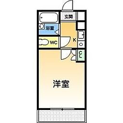 Osaka Metro長堀鶴見緑地線 蒲生四丁目駅 徒歩1分の賃貸マンション 9階1Kの間取り
