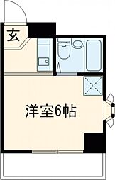 ＮＳコート 3階ワンルームの間取り