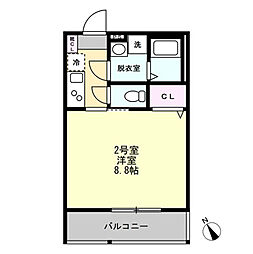 間取図画像 1K