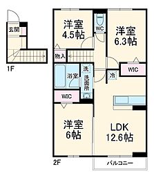 間取図画像 3LDK
