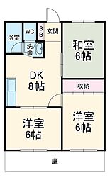 間取図画像 3DK