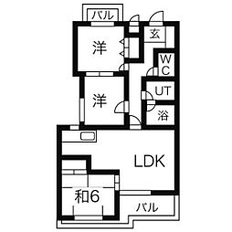 間取図画像 3LDK