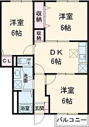 間取図画像 3DK