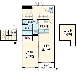 間取図画像 1SLDK