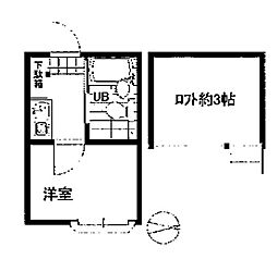 ライフピアカノン 1階ワンルームの間取り