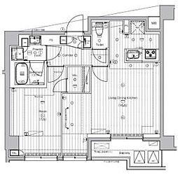 PREMIUM CUBE　王子神谷 5階1LDKの間取り