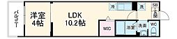 リラフォート津田沼 1階1LDKの間取り