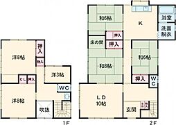 台之郷町一戸建 1階6SDKの間取り