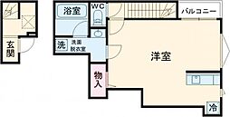 ie 2階ワンルームの間取り