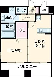 STATION TOWER TOYOSHIMA 5階1LDKの間取り