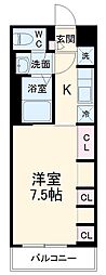 間取図画像 1K
