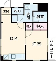 間取図画像 1DK