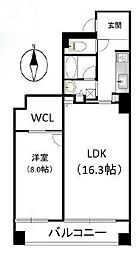 Osaka Metro長堀鶴見緑地線 長堀橋駅 徒歩4分の賃貸マンション 12階1LDKの間取り
