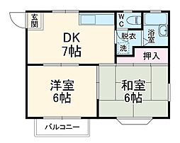 間取図画像 2DK