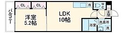 (仮称)ジーメゾン春日部大場 3階1LDKの間取り