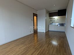 ドリームハウスA 201 2階2DKのリビング/ダイニング