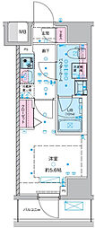 ＧＥＮＯＶＩＡ西川口III 11階1Kの間取り