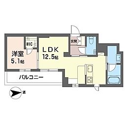 間取図画像 1LDK