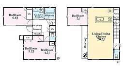 杉並区南荻窪1丁目戸建 1階4LDKの間取り