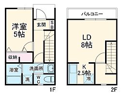 リ−ブルファイン成岩東町 1階1LDKの間取り