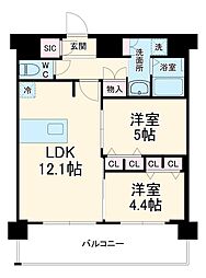 プレサンス京橋ＧＲＥＥＮ　ＹＡＲＤアルミラ 8階