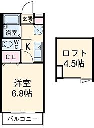 間取図画像 1K