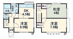 船橋市松が丘5丁目 戸建て 1階3Kの間取り