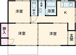 須田アパート 1階3Kの間取り