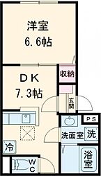 Ｒｅｖｅ　Ｙａｙｏｉ 1階1DKの間取り