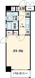 KJ新板橋 312 3階1Kの間取り