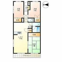 間取図画像 3LDK
