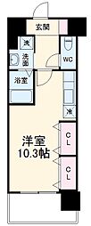 LIBERTA CARINO 10階ワンルームの間取り