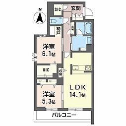 間取図画像 3LDK