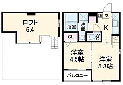 Ｌｕｍｏ庄内通 2階2Kの間取り