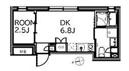 ASTILE 練馬北町 3階1DKの間取り