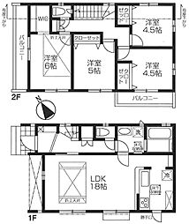 ＢＬＯＯＭＩＮＧ　ＭＡＩＳＯＮ府中市押立町5号棟 1階4LDKの間取り