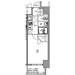 S-RESIDENCE四日市市堀木amante 4階1Kの間取り