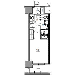 S-RESIDENCE四日市市堀木amante 4階1Kの間取り