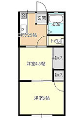 間取図画像 2DK