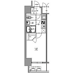 S-RESIDENCE四日市市堀木amante 12階1Kの間取り