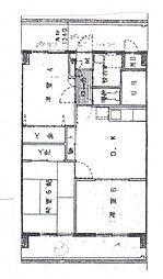 パークヒル東和 203 2階3DKの間取り