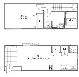 間取図画像 1LDK
