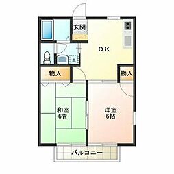 間取図画像 2DK