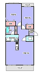 華風館 1階2LDKの間取り